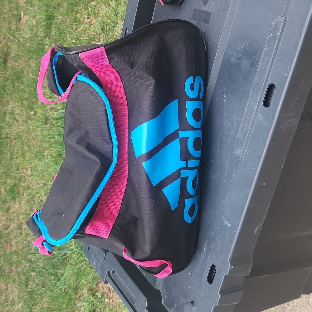 Adidas Little Girl's Soccer Bag and Shin Guards